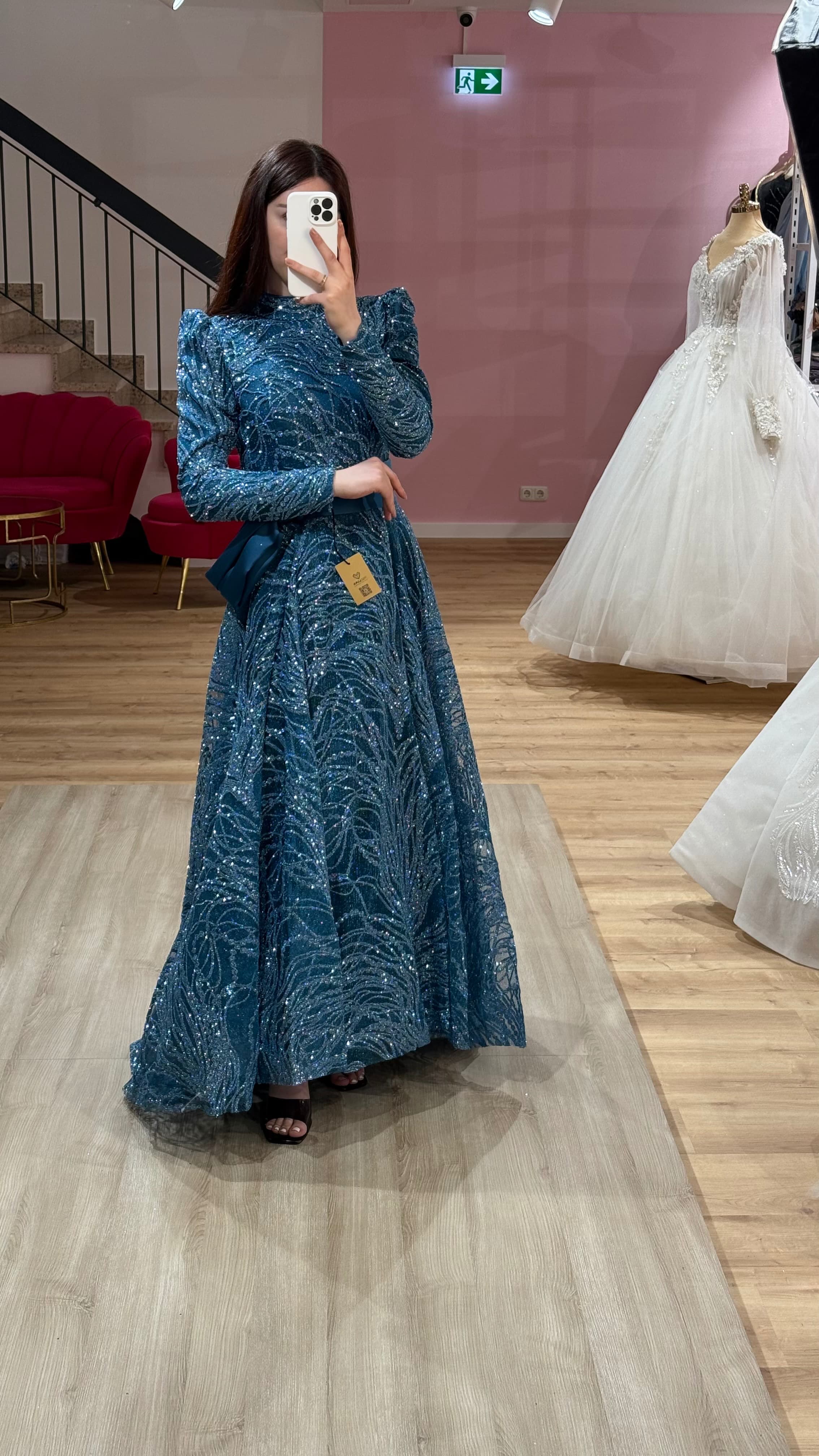 Abendkleid-Aurelia-Blau