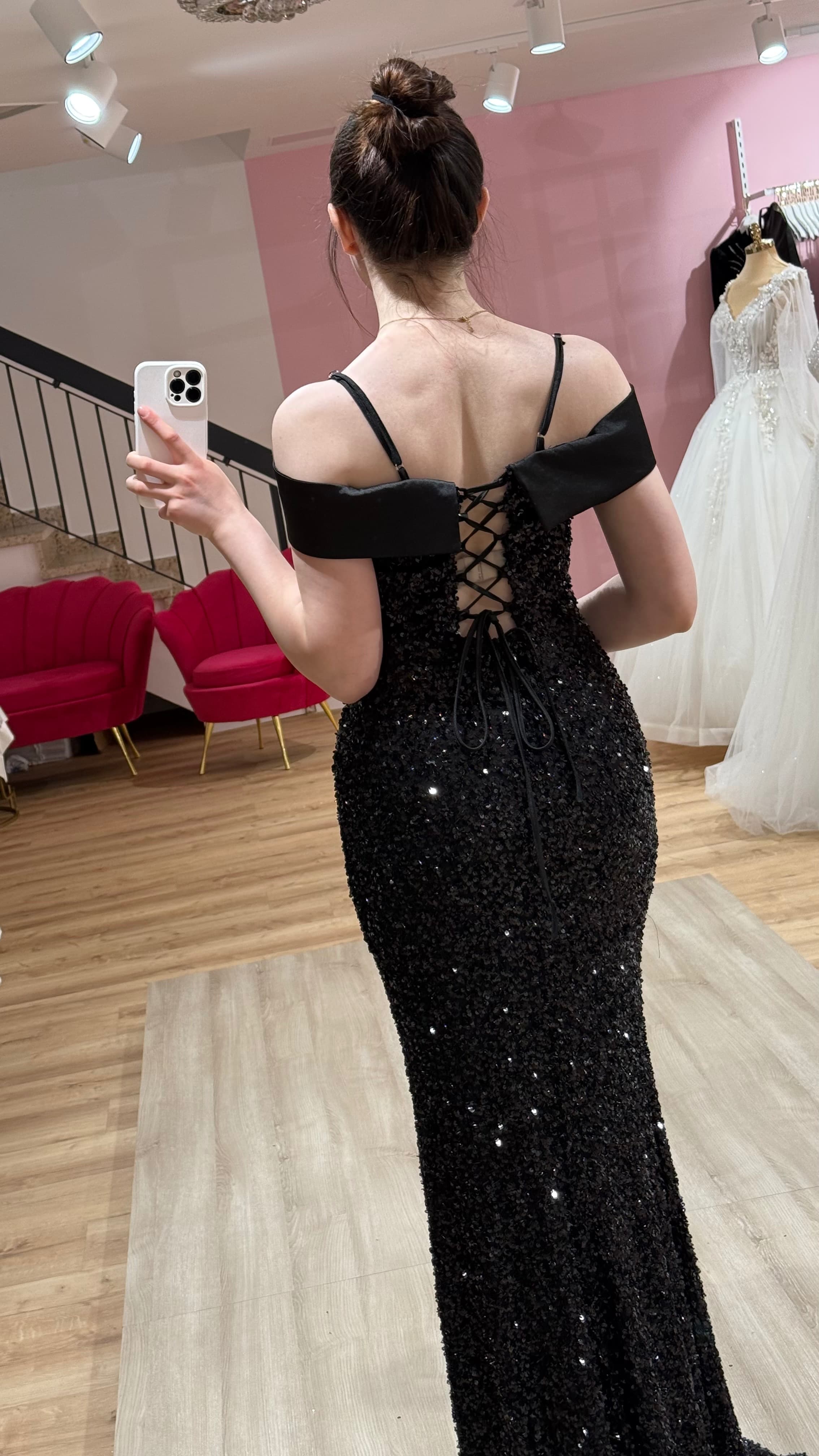 Abendkleid-Celine-Schwarz