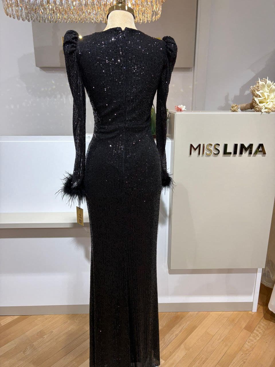 Abendkleid-Eda-schwarz ￼