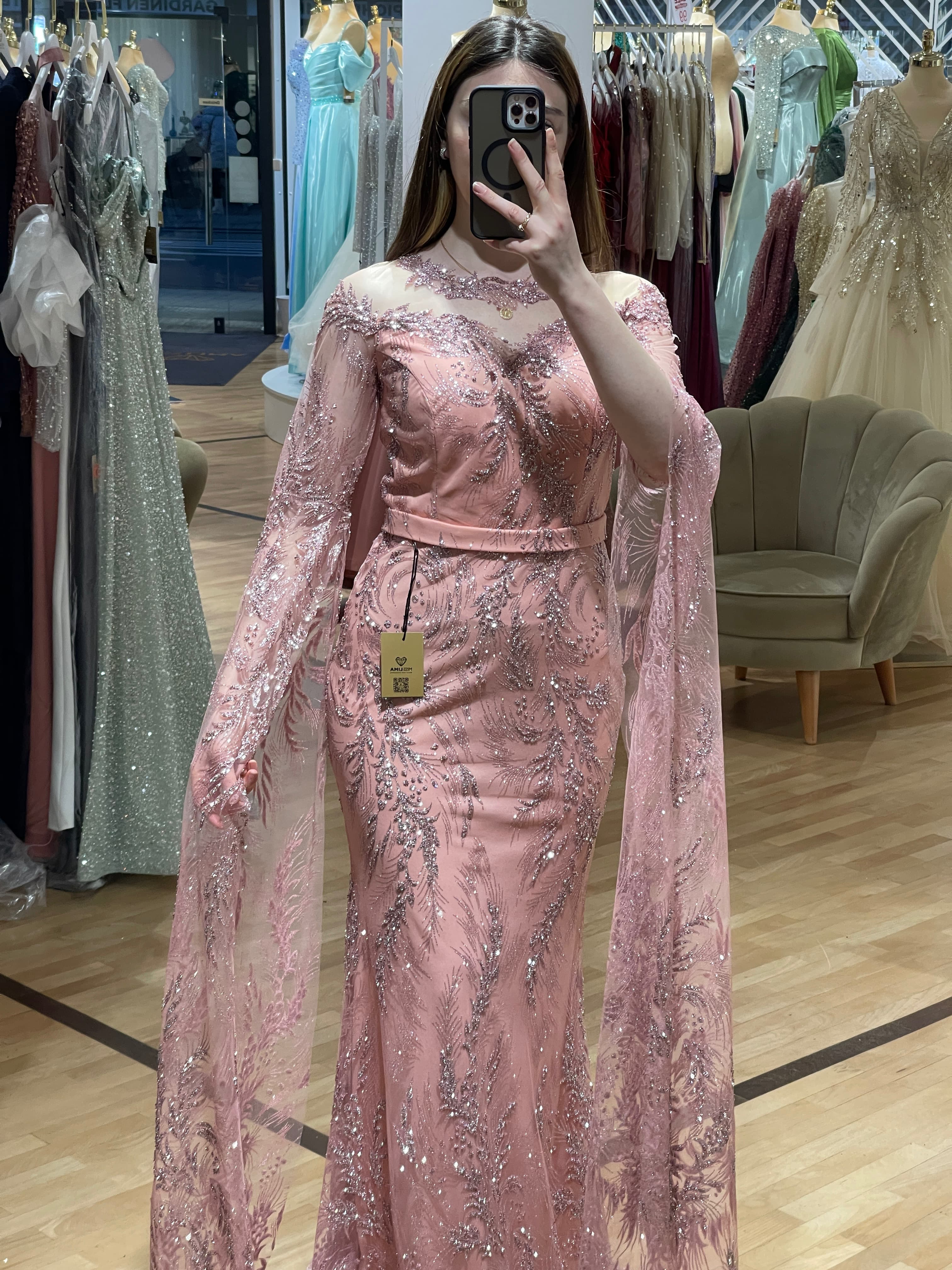 Abendkleid-Sara-rosa