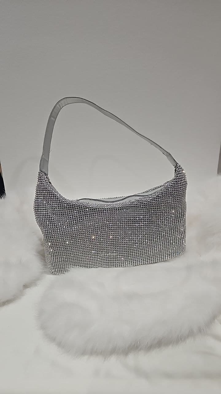 Handtasche-Velina-silber